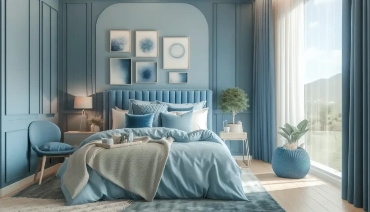 Explore 77+ Ideias Maravilhosas Para Um Quarto Azul com variações de Tons