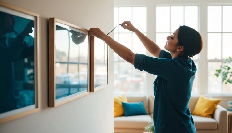 38+ Ideias de Como Colocar Quadros na Parede