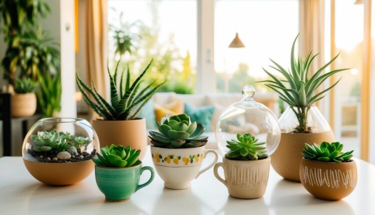 Vasos Para Suculentas: 67+ Ideias Para Cultivar Suas Plantinhas Em Grande Estilo