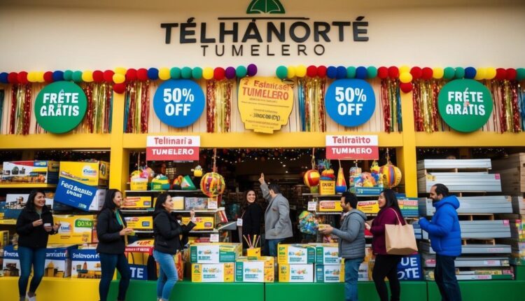 Carnaval de Ofertas: Telhanorte Tumelero oferece promoções de até 50% e frete grátis