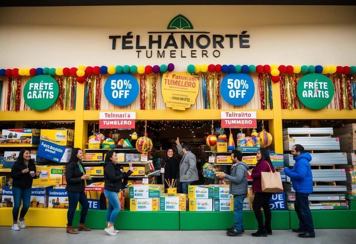 Carnaval de Ofertas: Telhanorte Tumelero oferece promoções de até 50% e frete grátis