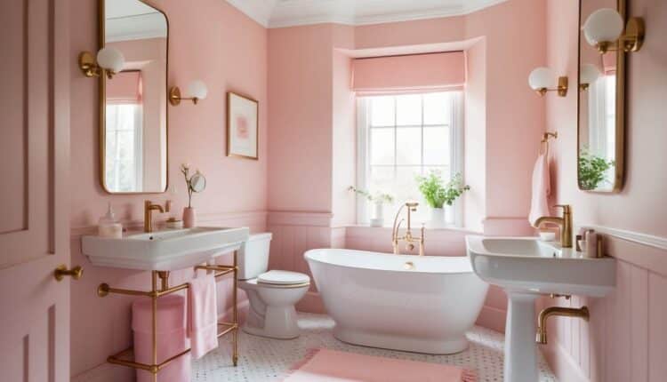 Decoração de Banheiro Rosa