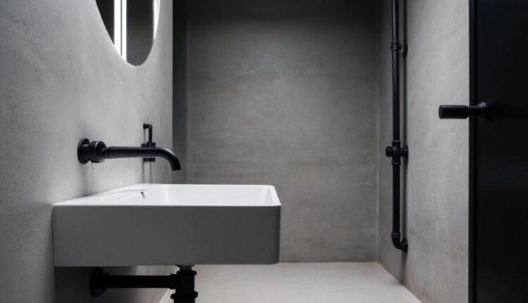 Ideias e Dicas de Decoração de Banheiro com Cimento Queimado