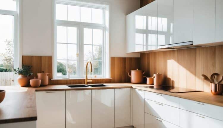 Como Decorar uma Cozinha Branca com Madeira