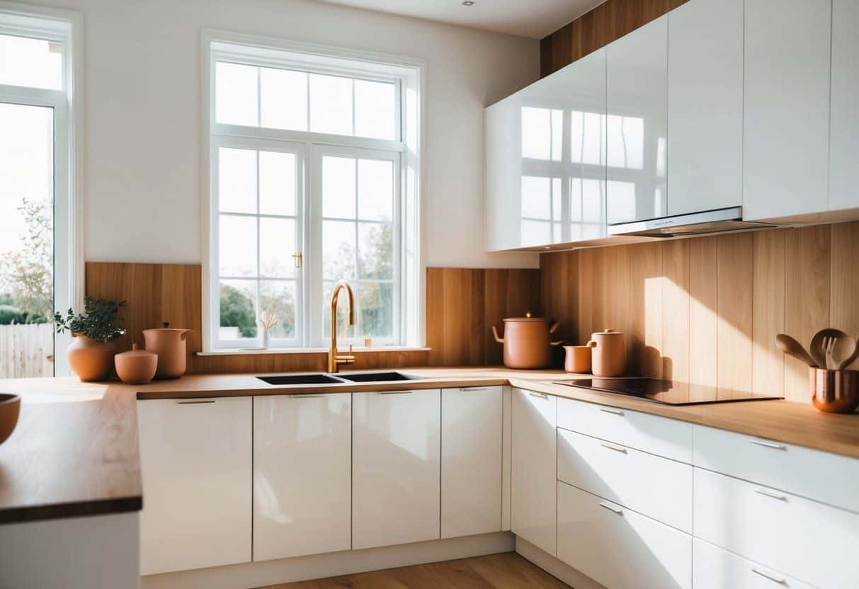 Como Decorar uma Cozinha Branca com Madeira