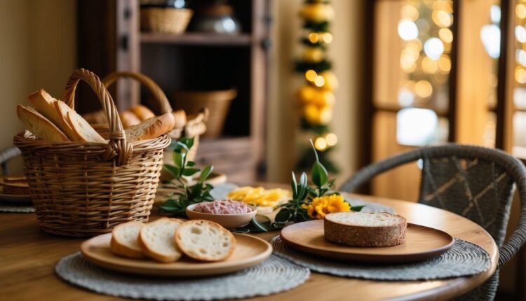 Como arrumar uma mesa para lanche para família
