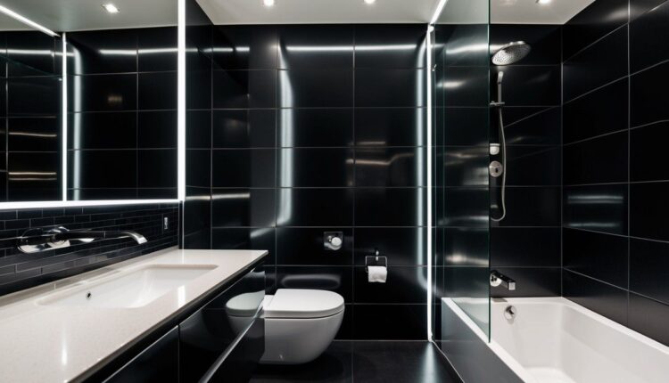 60 Ideias de Decoração de Banheiro Preto