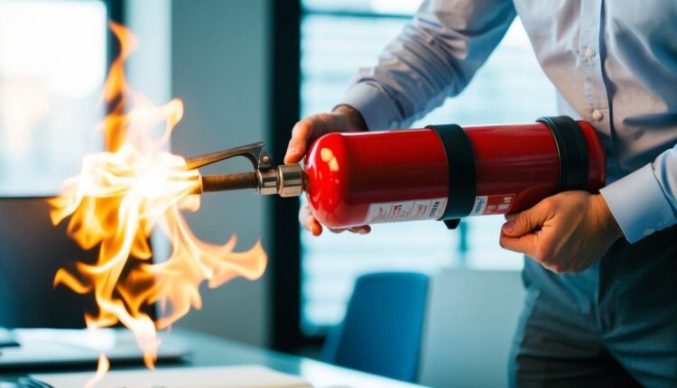 Como usar um extintor de incêndio da maneira certa?