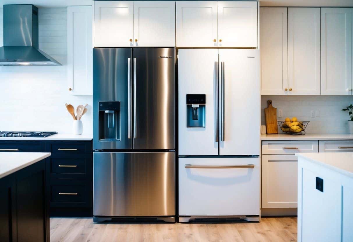 Qual é a melhor opção: geladeira inox ou branca?