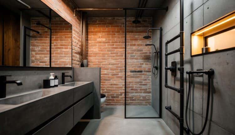 Banheiros com Decoração Industrial: Estilo Urbano e Moderno