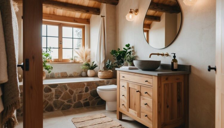 Banheiros Rústicos: Charme Natural e Conforto Autêntico
