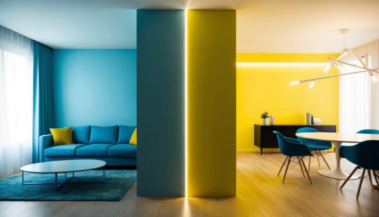 Como as cores influenciam a percepção de um ambiente?