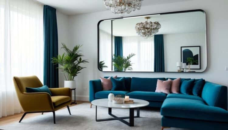 Espelhos na Decoração: Truques para Ampliar sua Sala com Estilo!