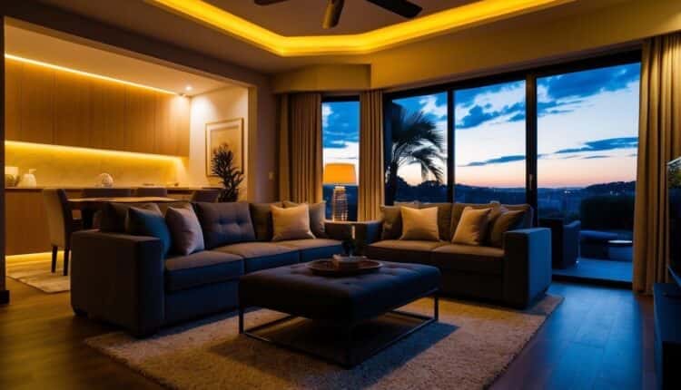 Onde instalar fita de LED para criar iluminação decorativa?