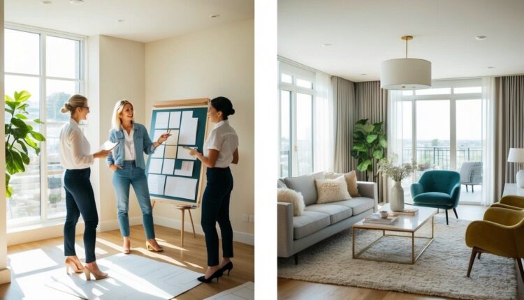 Quais são as etapas do processo de design de interiores?