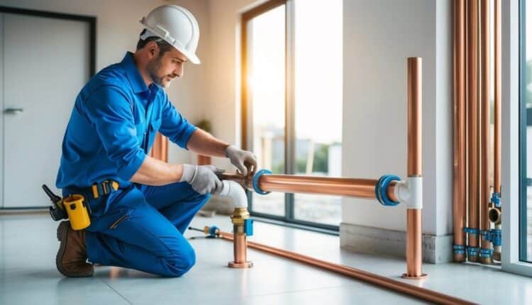 Quais são os tipos de encanamento mais usados em construções modernas?