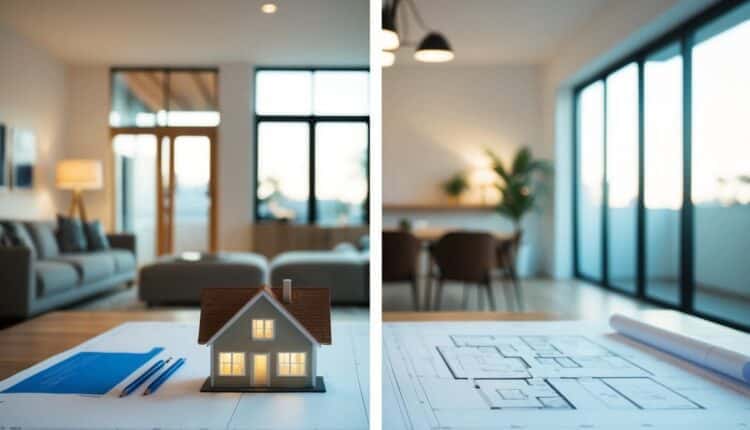 Qual a diferença entre planta baixa residencial e comercial?