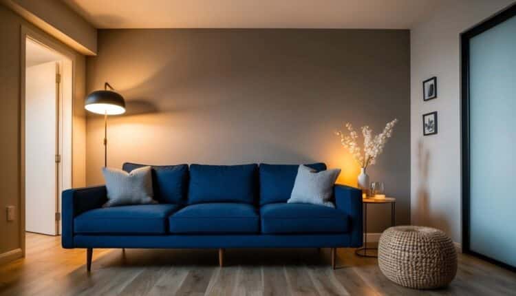 Sala com Sofá Azul: Como Decorar com Criatividade e Elegância!