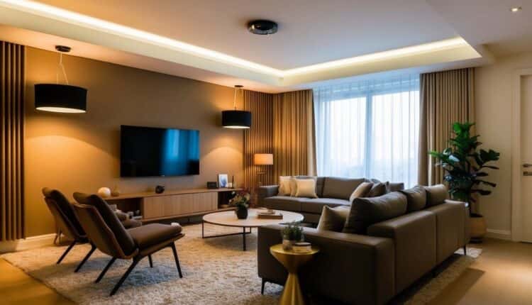 Spots de Luz na Sala de Estar: Destaque para os Melhores Detalhes
