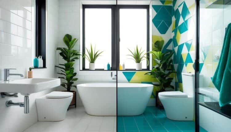 Banheiros com Adesivos Decorativos: Praticidade e Personalização