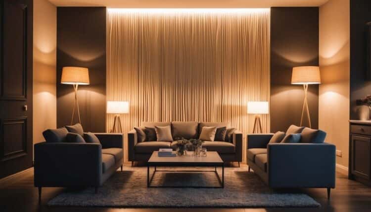 Como criar paredes com efeito 3D em ambientes internos?