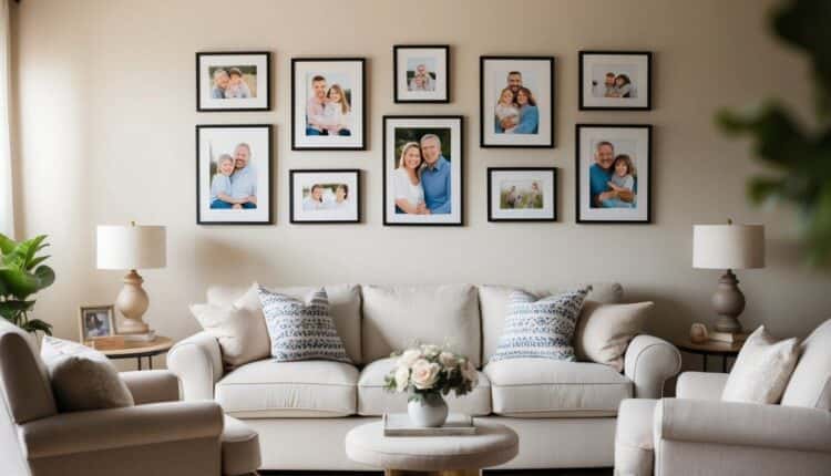 Decoração com Fotografias na Sala de Estar: Memórias que Embelezam