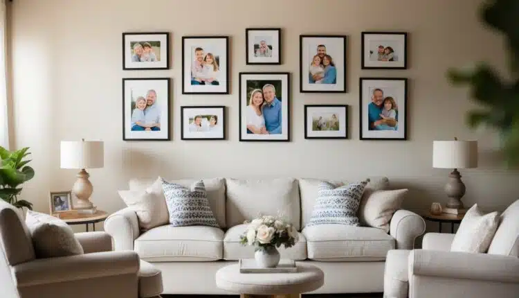 Decoração com Fotografias na Sala de Estar: Memórias que Embelezam