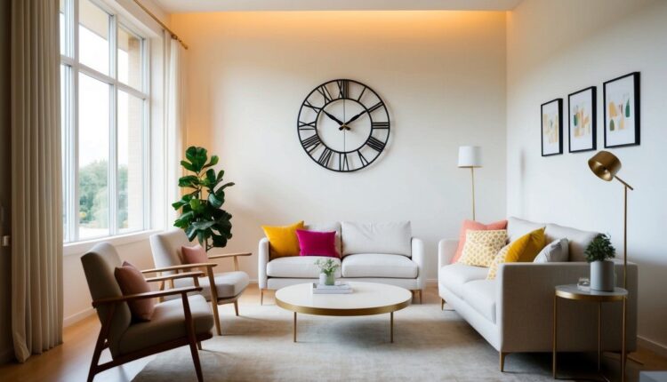 Relógios de Parede para Sala de Estar: Design Funcional com Charme