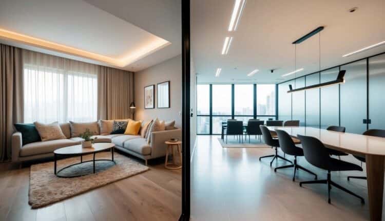 Quais são as diferenças entre arquitetura residencial e comercial?