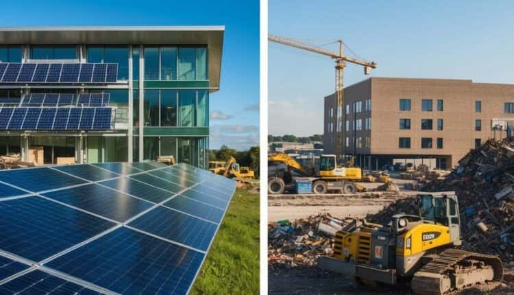 Quais são os principais desafios na construção sustentável?