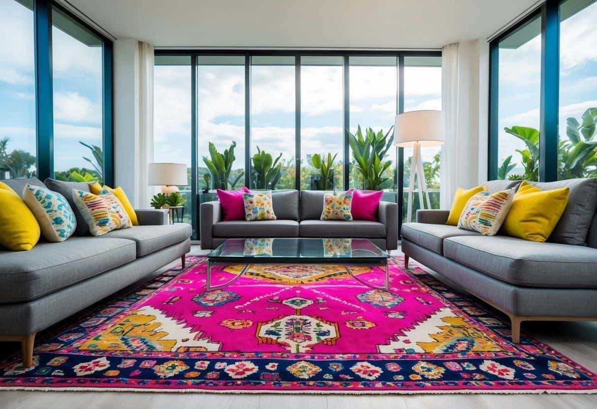 Tapetes que Dão um Toque de Luxo à Sua Sala de Estar