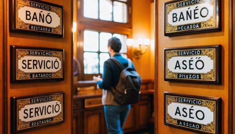Como é o banheiro em espanhol?