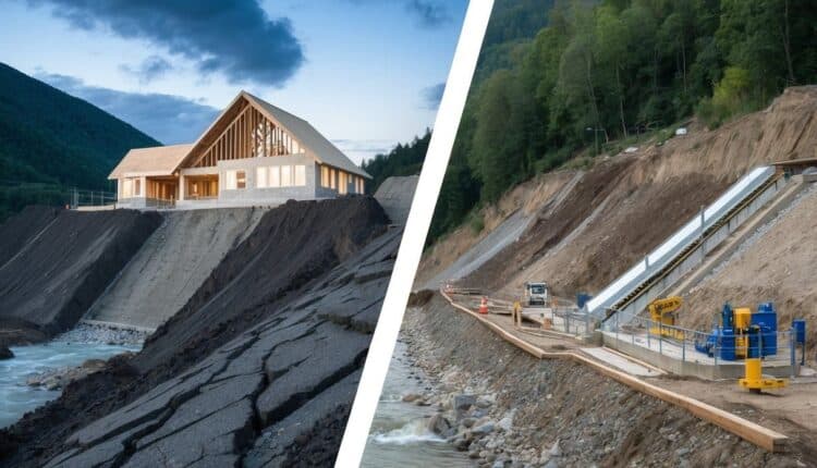 Quais são os principais desafios na construção em áreas de risco?