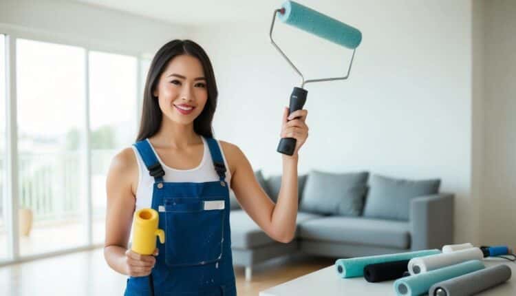 Rolo de pintura ou pincel: qual é mais eficiente?