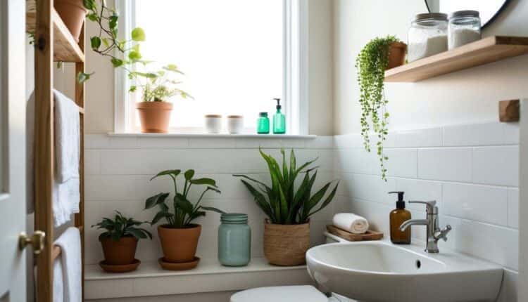 Como decorar um banheiro simples de pobre?