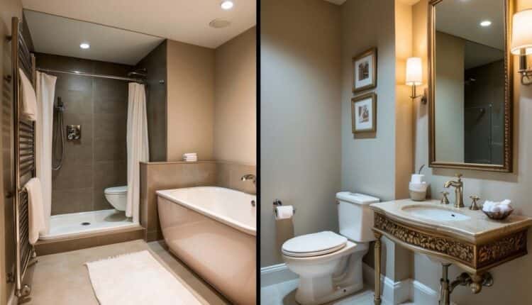 Qual é a diferença entre banheiro e lavabo?