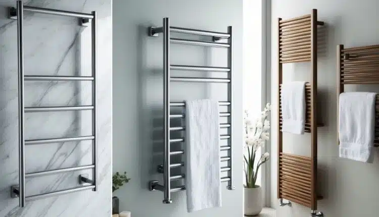 Qual o melhor material para porta-toalha resistente?