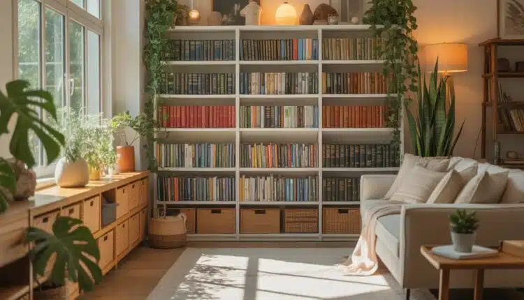 Dica para deixar sua estante linda e organizar livros sem bagunça