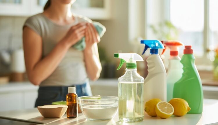 Troquei produtos de limpeza por receitas caseiras e foi assim que mudou minha rotina
