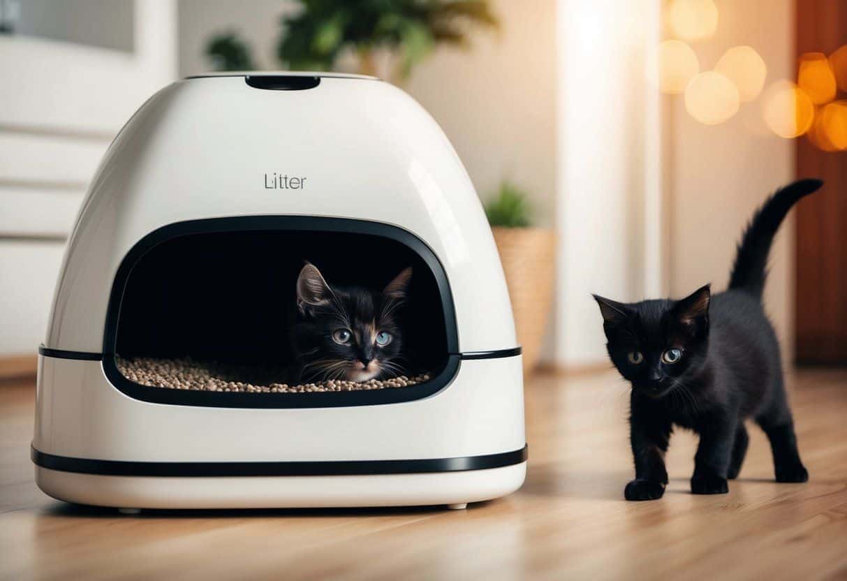 Como funciona o banheiro automático para gatos?