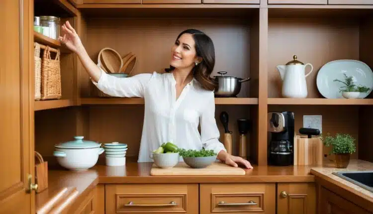 Como instalar um cesto aramado em gabinetes de cozinha?