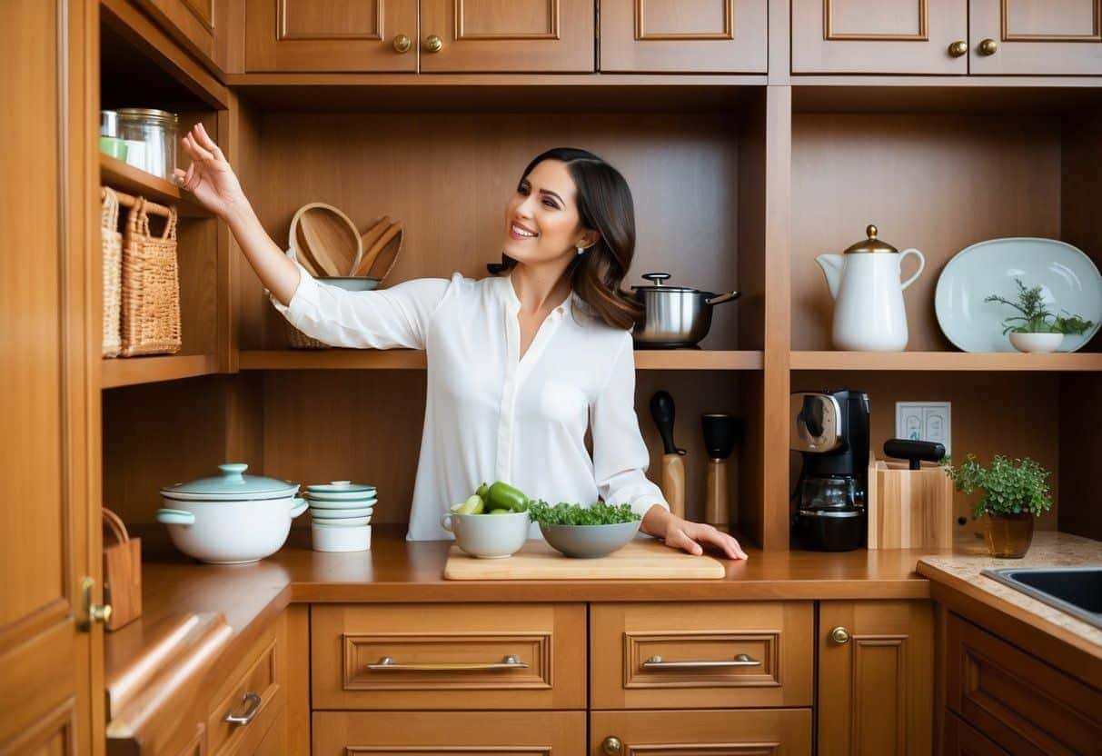 Como instalar um cesto aramado em gabinetes de cozinha?