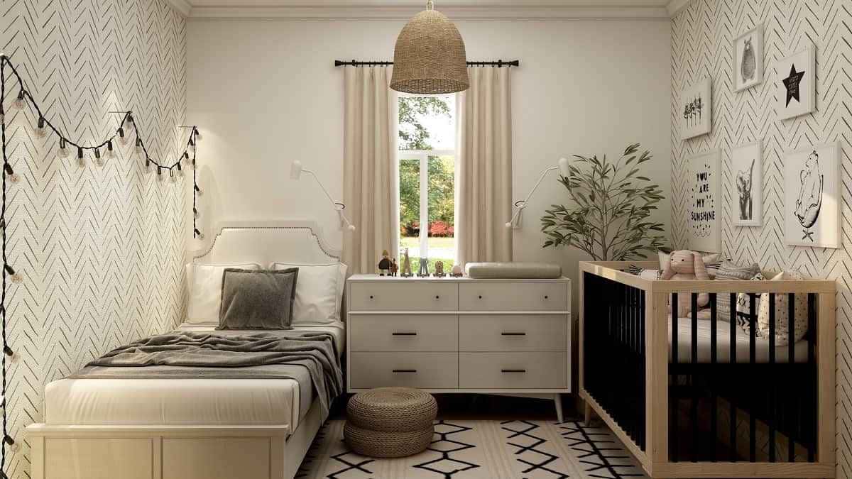Quarto para dois: como unir conforto do irmão mais velho e do bebê