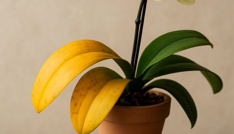 O que fiz para salvar minhas orquídeas com folhas amarelas